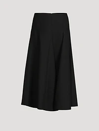 Crêpe Couture Midi Skirt