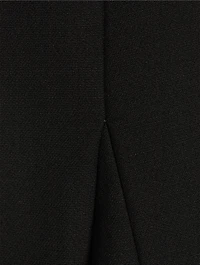 Crêpe Couture Midi Skirt