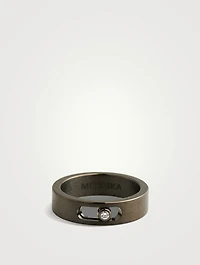 Move Titanium Graphite Diamond Ring