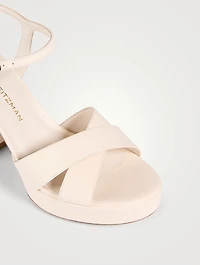 Dayna Leather Platform Sandals