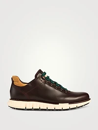 ZERØGRAND Remastered Leather Low Hiking Boots