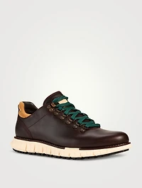 ZERØGRAND Remastered Leather Low Hiking Boots