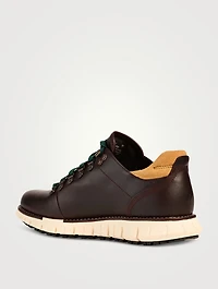 ZERØGRAND Remastered Leather Low Hiking Boots