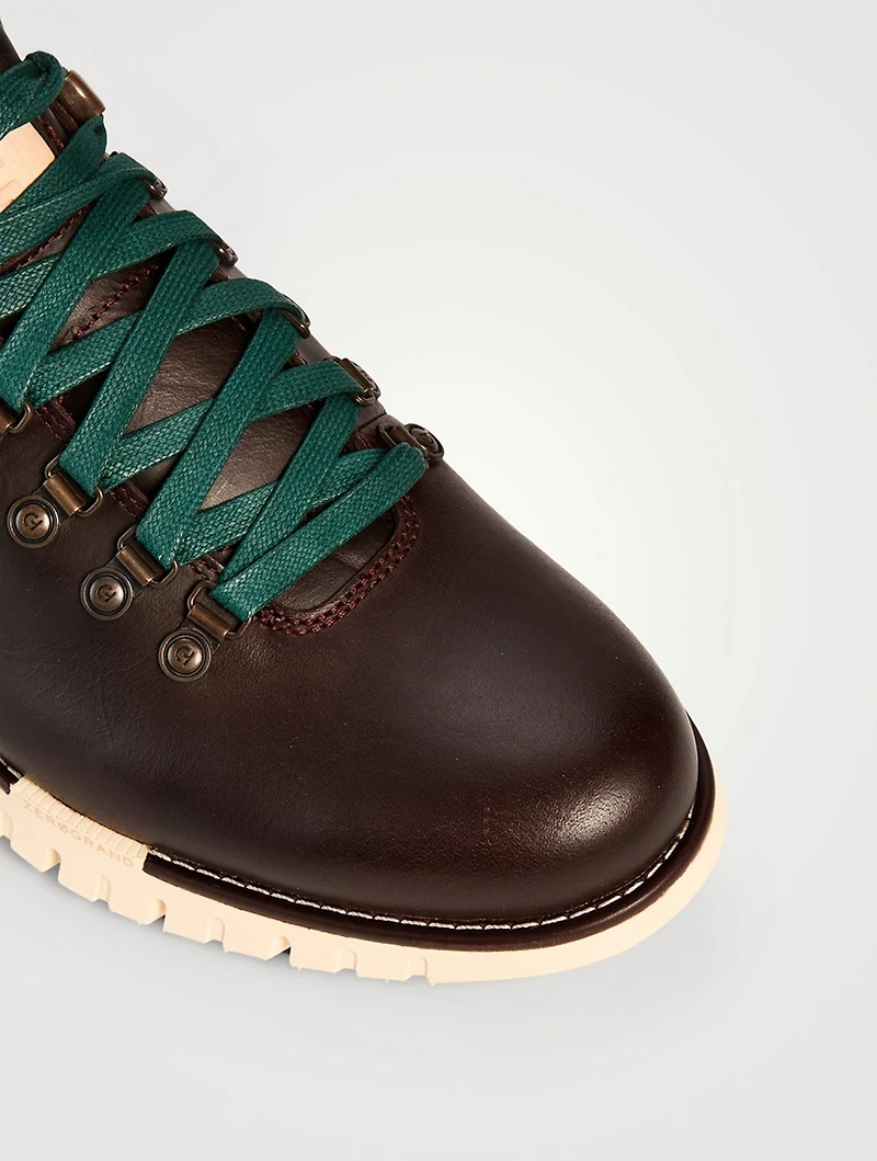 ZERØGRAND Remastered Leather Low Hiking Boots