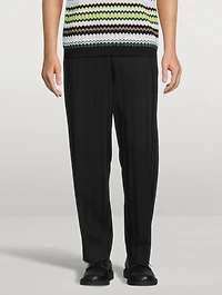 Zig Zag Tapered Trousers