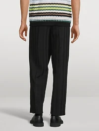 Zig Zag Tapered Trousers
