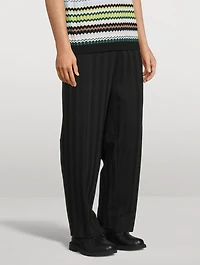 Zig Zag Tapered Trousers