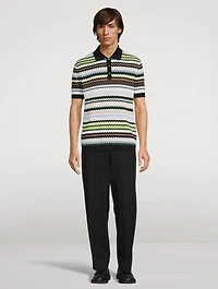 Zig Zag Tapered Trousers