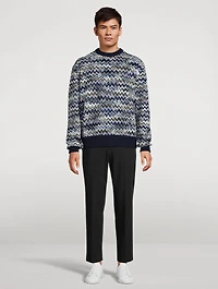 Zig Zag Wool Sweater