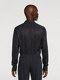 Slim-Fit Elevated Twill Shirt