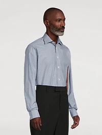 Slim-Fit Fine Twill Shirt Medallion Print