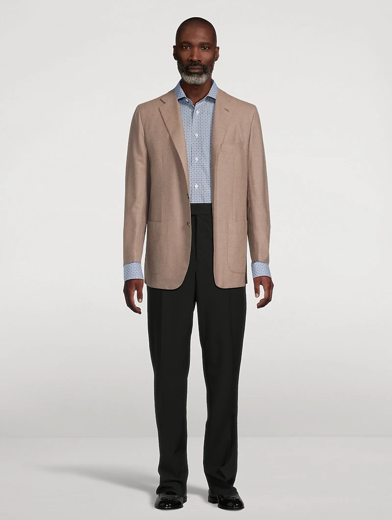 Slim-Fit Fine Twill Shirt Medallion Print