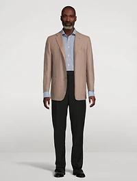 Slim-Fit Fine Twill Shirt Medallion Print