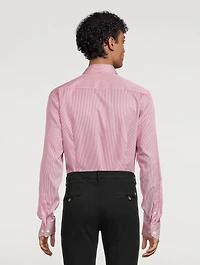 Slim-Fit Striped Elevated Shirt