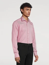Slim-Fit Striped Elevated Shirt