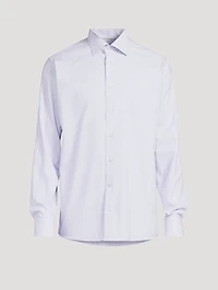 Slim-Fit Pin-Dot Elevated Shirt