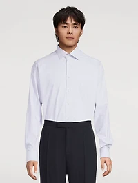 Slim-Fit Pin-Dot Elevated Shirt