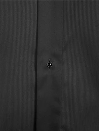Slim-Fit Striped Bib Formal Shirt