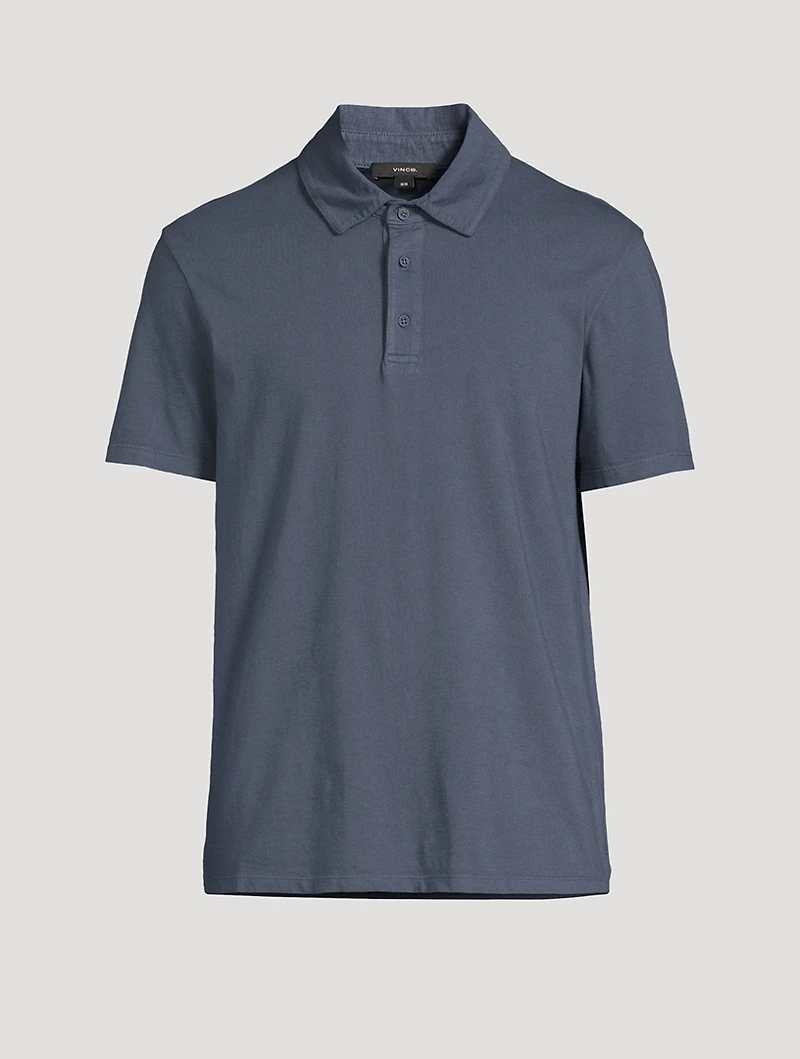 Garment-Dyed Polo Shirt