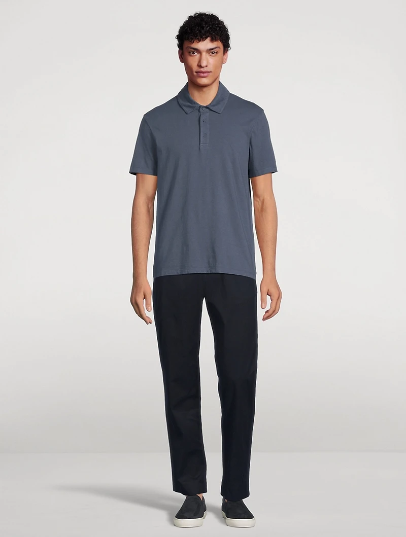 Garment-Dyed Polo Shirt