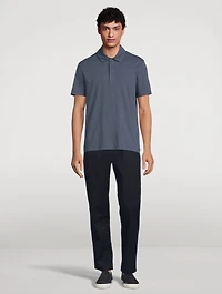 Garment-Dyed Polo Shirt