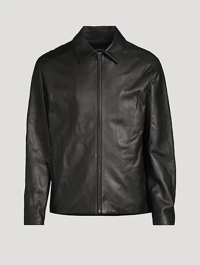 Leather Zip Jacket