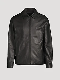 Leather Zip Jacket