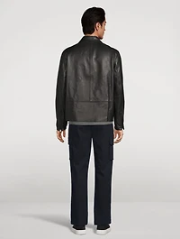 Leather Zip Jacket