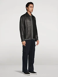 Leather Zip Jacket