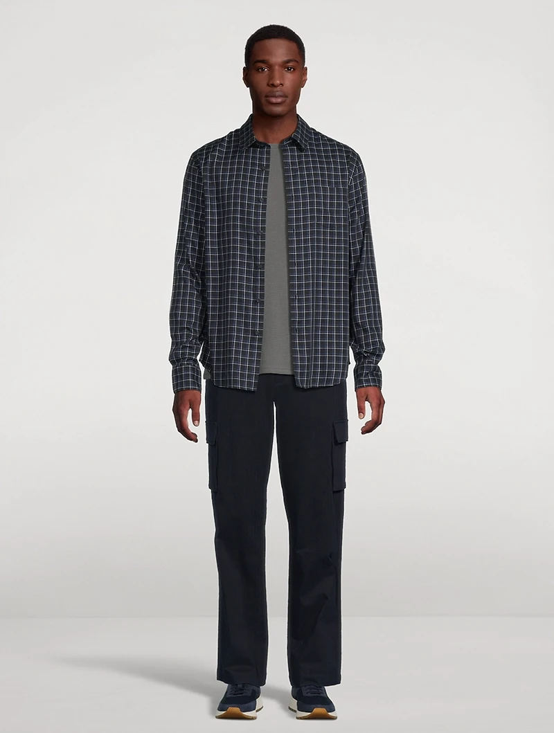 Ynez Plaid Long-Sleeve Shirt