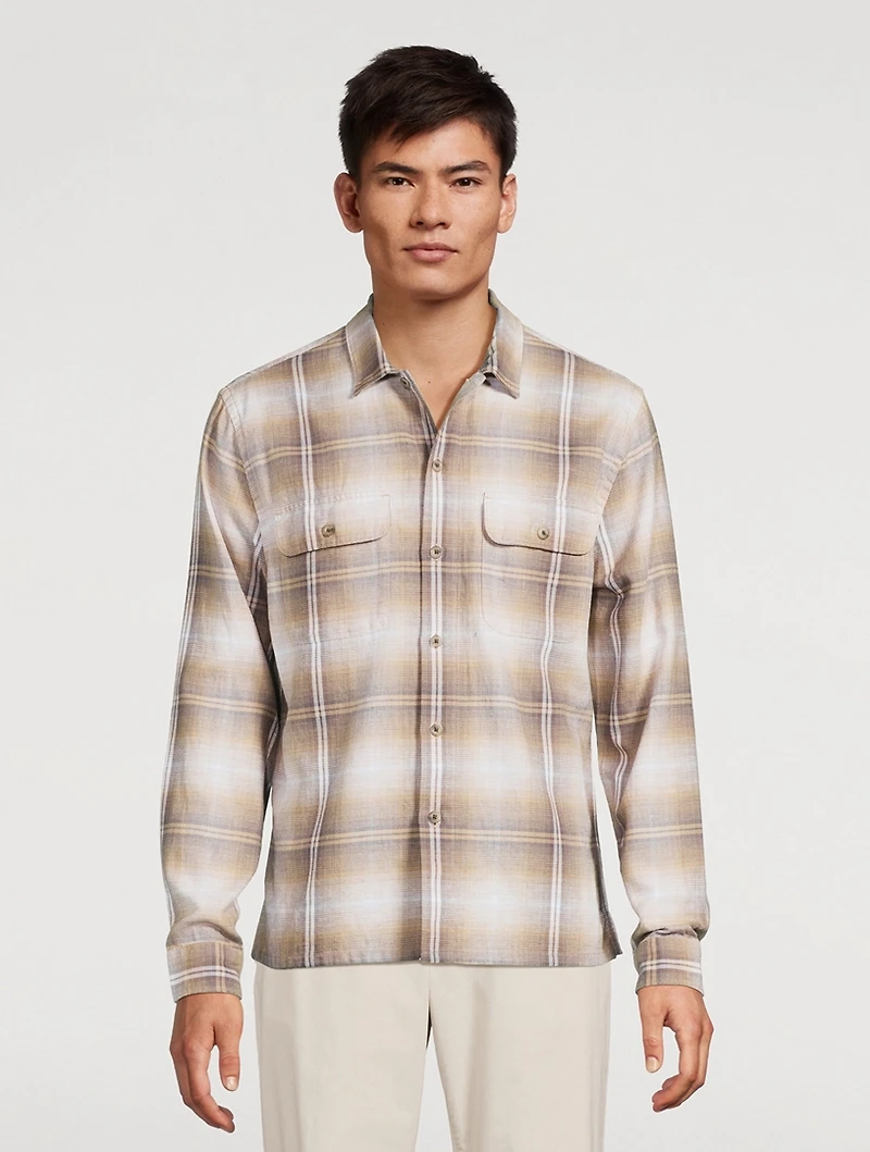 Saguaro Cotton And Hemp Plaid Shirt