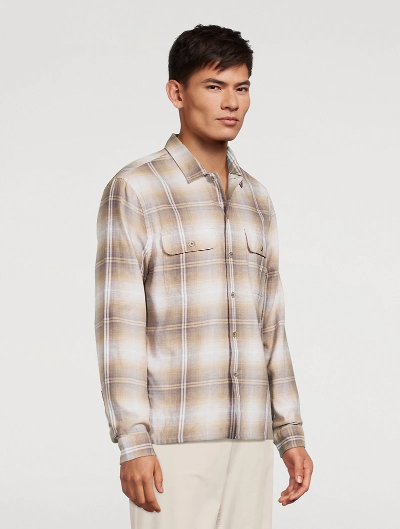 Saguaro Cotton And Hemp Plaid Shirt