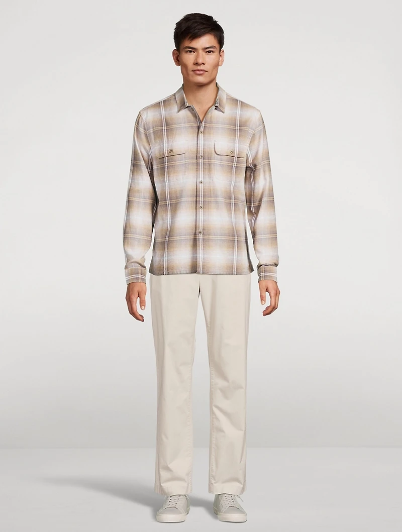Saguaro Cotton And Hemp Plaid Shirt