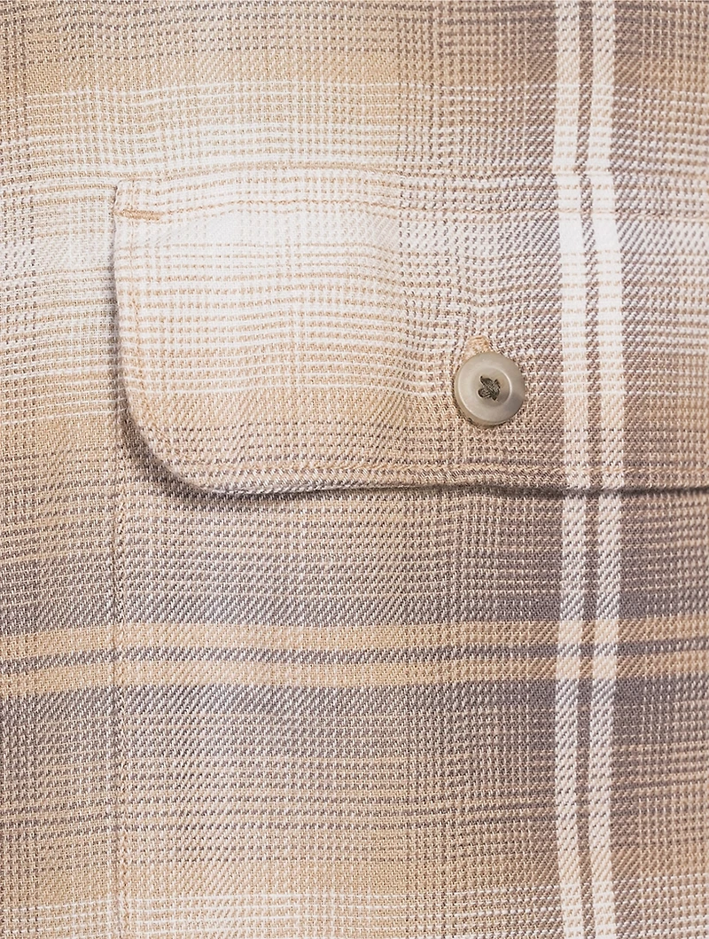 Saguaro Cotton And Hemp Plaid Shirt