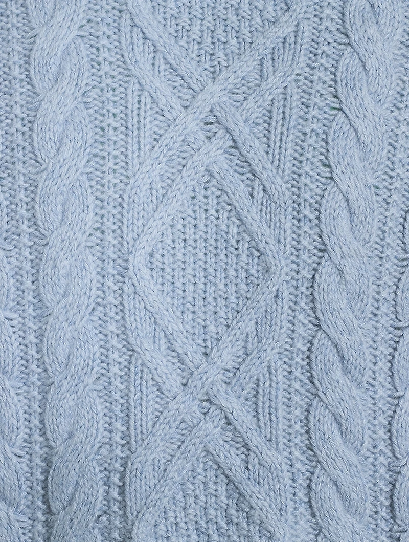 Cotton Cashmere And Linen Fisherman's Sweater