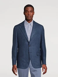 Soft Tailored Linen Sport Coat