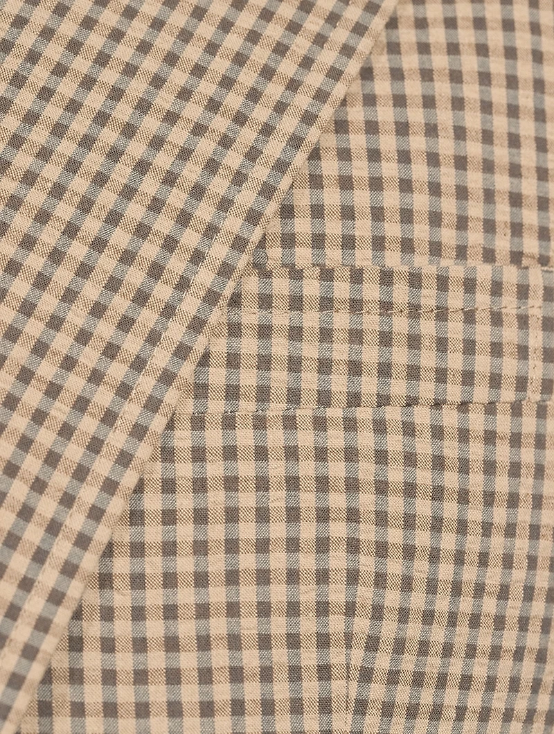 Soft Tailored Seersucker Sport Coat