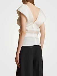 The Ami Silk Organza Blouse