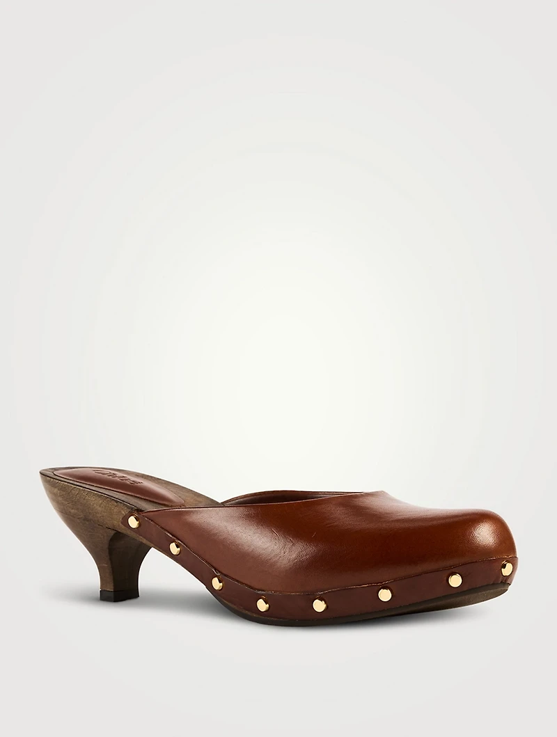 Judith Leather Clogs