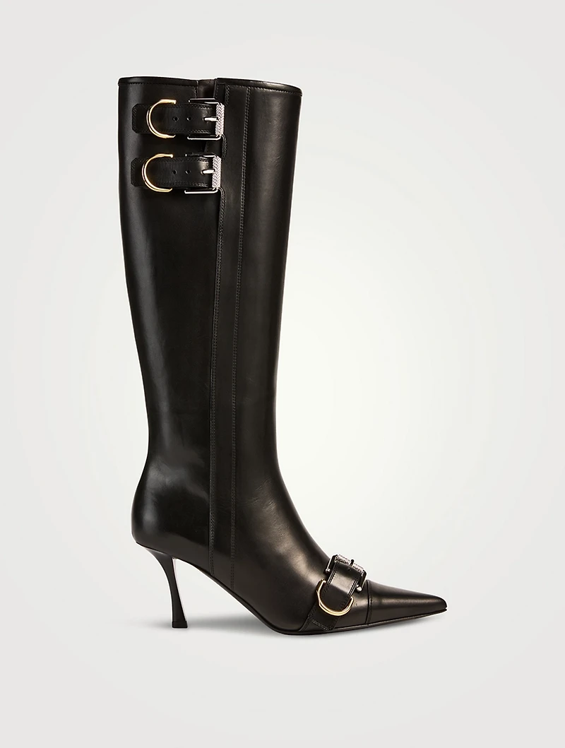 Voyou Leather Knee-High Boots
