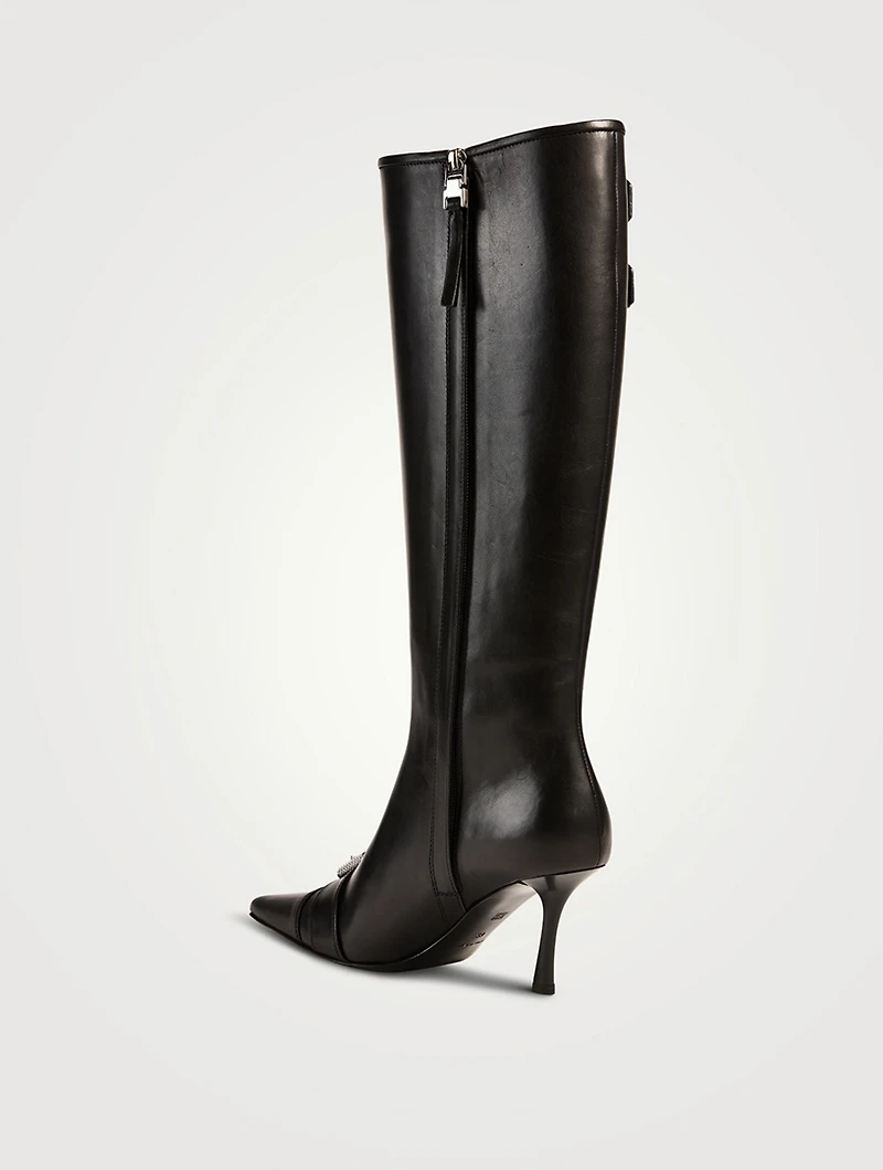 Voyou Leather Knee-High Boots