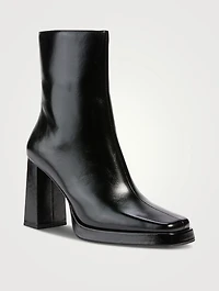 Maximal Patent Leather Ankle Boots