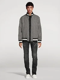 Monogram Jacquard Reversible Bomber Jacket