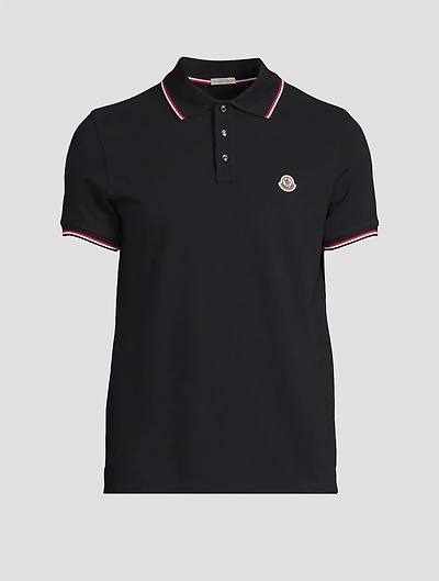 Cotton Pique Logo Polo Shirt