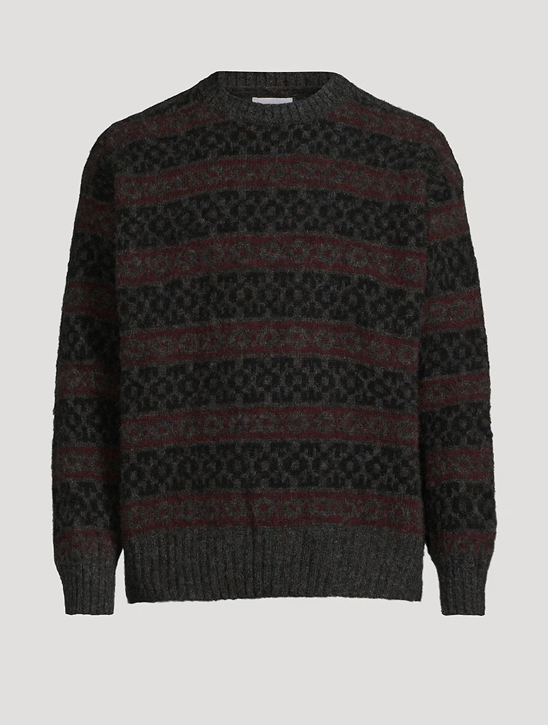 Jonas Scottish Lambswool Fair Isle Sweater