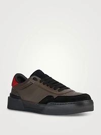 Leather And Suede Sneakers