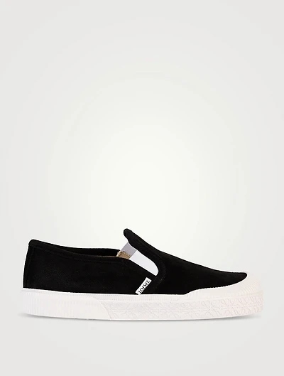 Terra Vulca Suede Slip-On Sneakers
