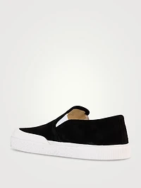 Terra Vulca Suede Slip-On Sneakers