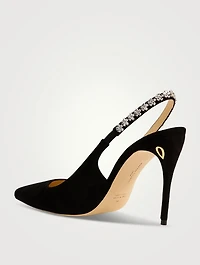Edoardo Suede Slingback Pumps