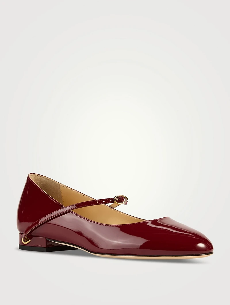 Paolo Patent Leather Ballet Flats